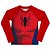 Camisa Infantil Com Proteção Solar Homem Aranha Tip Top Vermelho - Imagem 1