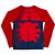 Camisa Infantil Com Proteção Solar Homem Aranha Tip Top Vermelho - Imagem 2