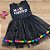 Vestido Now United Infantil Preto Glitter - Imagem 1