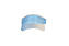 Viseira Smash 2024 -Azul com Bege - Imagem 2