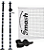 Kit Profissional Premium com Poste Móvel para Beach Tennis - Imagem 3
