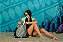 Mochila de Beach Tennis Pro Smash-Grafite com Verde Pistache - Imagem 4