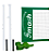 Kit de Rede de Beach Tennis Profissional Linha Premium Completo -Com Poste Fixo - Imagem 6