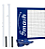 Kit de Rede de Beach Tennis Profissional Linha Premium Completo -Com Poste Fixo - Imagem 9