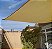 TELA TOLDO SOMBREAMENTO SOMBRALUX ESSENCIAL (80%)  4x4 m AREIA + KIT DE INSTALAÇÃO - Imagem 2