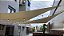 TELA TOLDO SOMBREAMENTO SOMBRALUX ESSENCIAL (80%)  3x3x4 m AREIA + KIT DE INSTALAÇÃO - Imagem 4