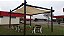 TELA TOLDO SOMBREAMENTO SOMBRALUX ESSENCIAL ( 80%) 3x3 m AREIA + KIT DE INSTALAÇÃO - Imagem 1