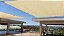 TELA TOLDO SOMBREAMENTO SOMBRALUX ESSENCIAL ( 80%) 3x3 m AREIA + KIT DE INSTALAÇÃO - Imagem 3