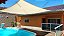 Tela de Sombreamento 5x4m (4x5m) com Kit de Instalação - Retangular - Sombralux - Imagem 4