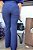 Calça Alfaiataria Azul-Marinho Flare com Pala no Zíper e Bolsos Verdugos Frontais e Bolsos Traseiros com Nervuras - Imagem 7