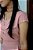 Blusa Linho Rosa Seco Cropped com Nervuras nas Mangas - Imagem 3