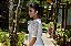 Vestido com Renda e Bordado no Colo Off-White - Imagem 9