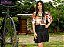 Saia de Alfaiataria Feminina Social Peplum em Renda Forrada com Linho - Imagem 9