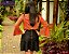 Saia de Alfaiataria Feminina Social Peplum em Renda Forrada com Linho - Imagem 4