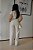 Blusa Linho Natural com Tecido Trabalhado Manga Oval e Gola - Imagem 7