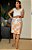 Blusa Crepe Nobre Branca Cavada com Decote em V com Nervuras Largas Frontais Cropped Madame - Imagem 7