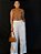 Blusa Fluity Kobe Cappuccino Cropped Cavada Gola com Vies Entrelaçados no Colo - Imagem 4