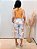 Blusa Crepe Amarelo Mostarda Cavada com Nervuras Largas na Frente - Imagem 4