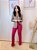 Calça Alfaiataria Pink Flare com Nervuras Horizontais no Quadril e Bolsos - Imagem 6