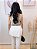 Blusa Chiffon Dourada Alças de Babados com Acabamentos Especiais - Imagem 7
