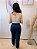 Blusa Chiffon Dourada Alças de Babados com Acabamentos Especiais - Imagem 6
