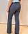 Calça Two-Way Chumbo Flare com Nervuras Finas na Frente e Lapela com Zíper Frontal - Imagem 3