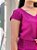 Blusa Linho Fuccia Cropped com Nervuras nas Mangas - Imagem 2