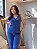 Blusa Alfaiataria Azul Royal  Estilo Colete Ajustado ao Corpo - Imagem 2