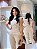 Calça Visco Trench Natural Reta com Elástico Grosso no Cós e Nervuras na Frente Quadril e Bolsos Traseiros - Imagem 6