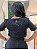Blusa Lese Preta Mangas Curtas - Imagem 5