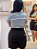 Short Visco Trench Preto Com Bolsos Verdugos E Elástico Atrás - Imagem 5