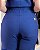 Bermuda Visco Trench Azul Marinho  Bermuda Zíper Frontal, Bolso Verdugo E Elástico Atrás - Imagem 5
