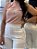 Blusa Crepe  Rosê Cavada, Gola Alta E Delicados Bordados - Imagem 6