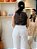 Blusa Rami Marrom Café Cavada - Imagem 7
