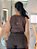 Blusa Rami Marrom Café Cavada - Imagem 4