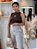 Blusa Rami Marrom Café Cavada - Imagem 9