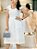 Vestido Lese Branco Midi Evasê - Imagem 5