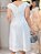 Vestido Lese Branco Midi Evasê - Imagem 7