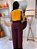 Blusa Viscocrepe Cenoura Cavada Decote V - Imagem 4