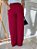 Calça Alfaiataria Way Fucsia Pantalona Com Bolsos Frontais E Traseiros Elástico No Cós E Zíper Lateral - Imagem 7