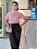 Calça Alfaiataria Copenhaguem Marrom Escuro Pantalona Com Bolsos Frontais E Traseiros Elástico No Cós E Zíper Lateral - Imagem 9