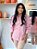 Camisa Tricoline Rosa Pastel Oversized, Com Botões, Gola E Punho Largo - Imagem 10