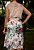 Saia Luzy Estampada Fundo Off-White com Pregas na Barra - Imagem 5
