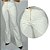 Calça Alfaiataria Off-White Flare com Nervuras Finas nos Bolsos Traseiros e Nervuras Frontais - Imagem 1