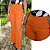 Calça Alfaiataria Feminina cor Caramelo Flare com Nervuras Horizontais no Quadril e Bolsos - Imagem 1