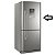 Porta do refrigerador Inox Electrolux DB83X A96987906 70202892 Original [1,0,0] - Imagem 1