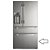 Porta Gaveta Freezer Inferior Inox Electrolux DM90X A05354551 A05354511 Original [1,0,0] - Imagem 1
