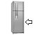 Porta do refrigerador Inox Electrolux DW52X 70201753  Original [1,0,0] - Imagem 1