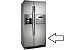 Porta do refrigerador Inox Electrolux SH70X / SH72X A07712601  Original [1,0,0] - Imagem 1