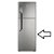 Porta do refrigerador Inox Electrolux TF56S A12154206 A12154202 Original [1,0,0] - Imagem 1